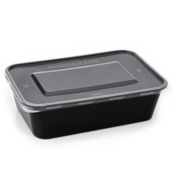 Rectangular 500 ML Plastic Food Container