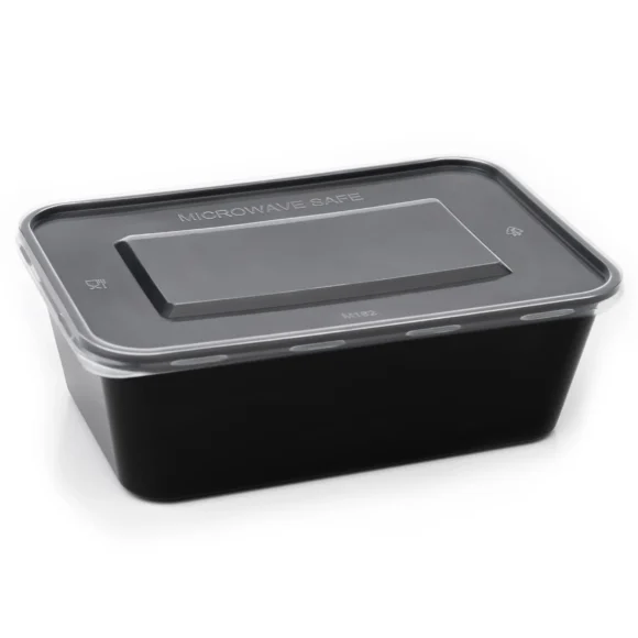 Rectangular 750 ML Plastic Food Container