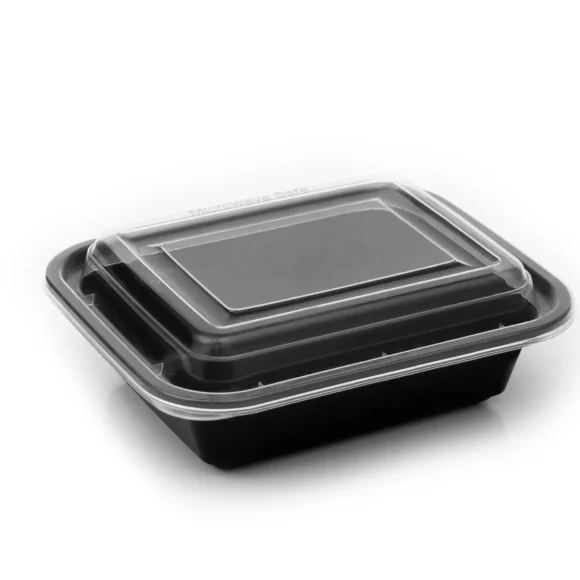 12 oz (355ml) Rectangular Food Container with Dome Lid