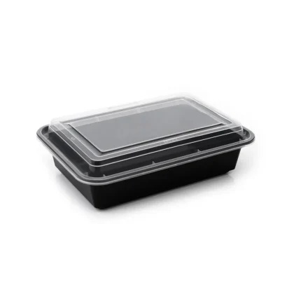 38 oz (1125 ml) Rectangular Food Container with Dome Lid