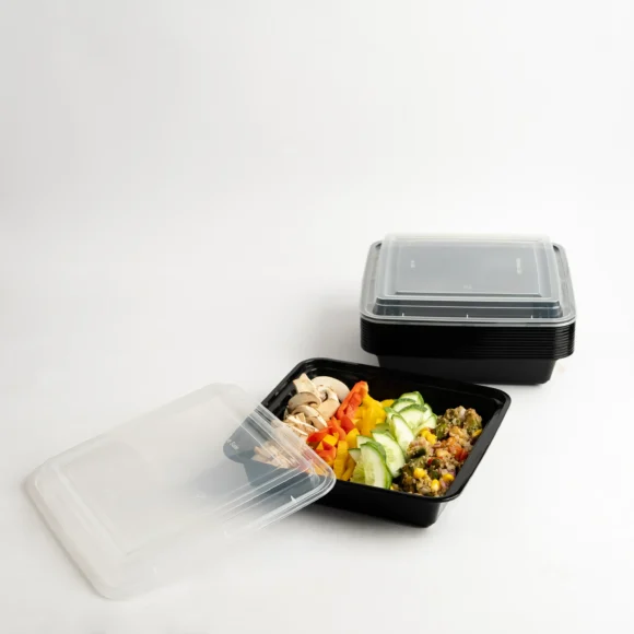 48 oz (1420 ml) Rectangular Food Container with Dome Lid