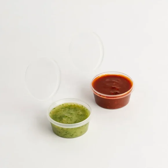 1 oz Hinged PP Food Container