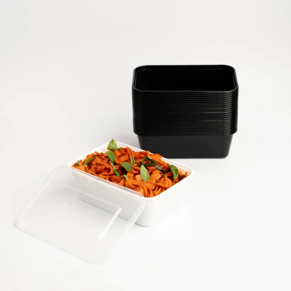 Rectangular 750 ML Plastic Food Container