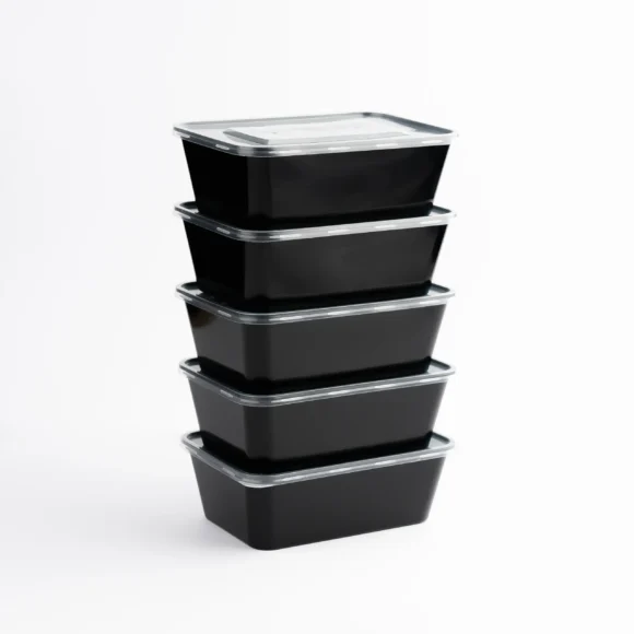 Rectangular 750 ML Plastic Food Container