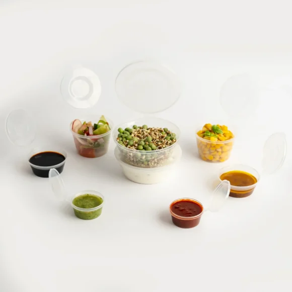 2 oz Hinged PP Food Container