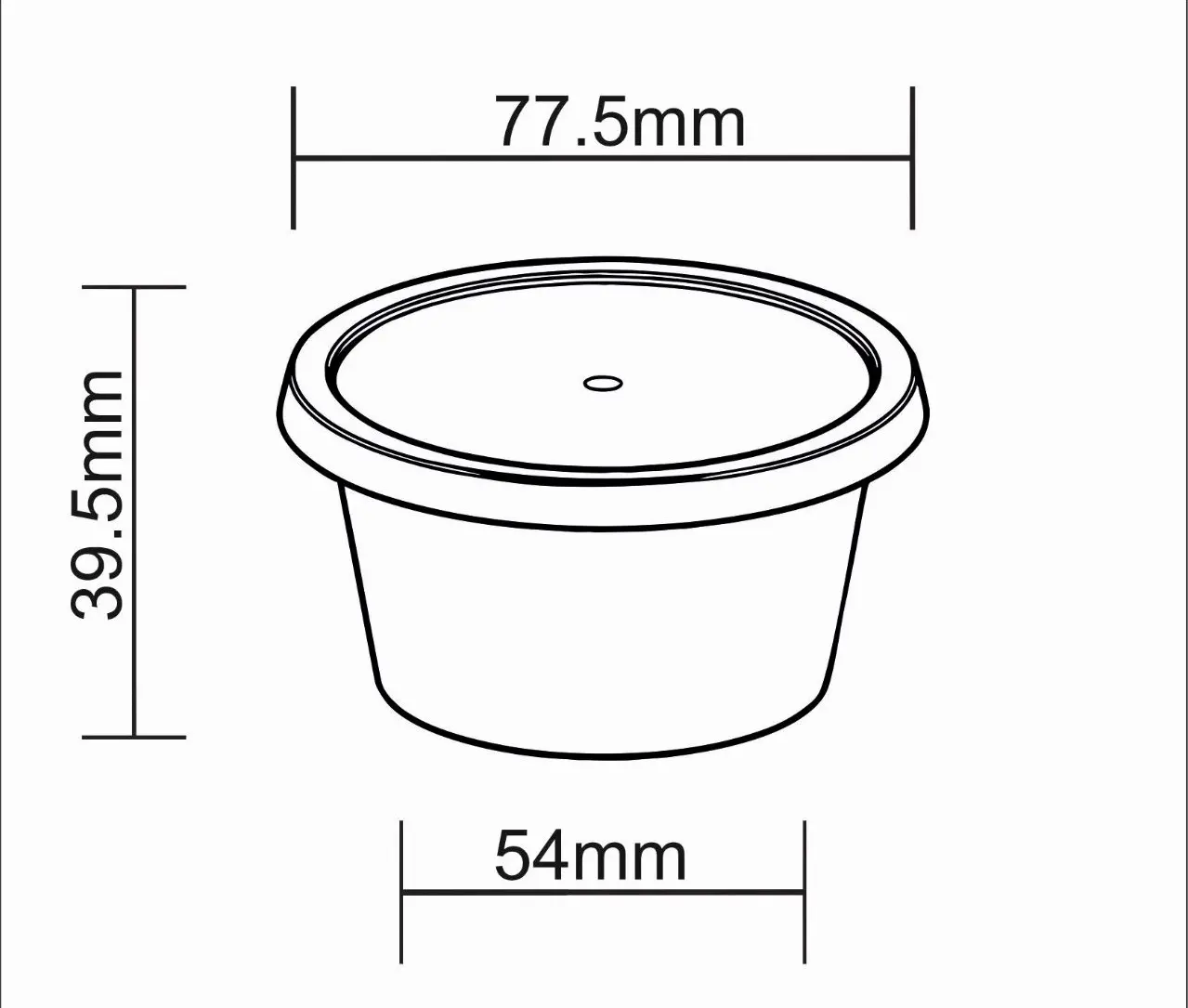 4 OZ Round weorexpackingcom 4 OZ Round Food Plastic Container Takeaway Container