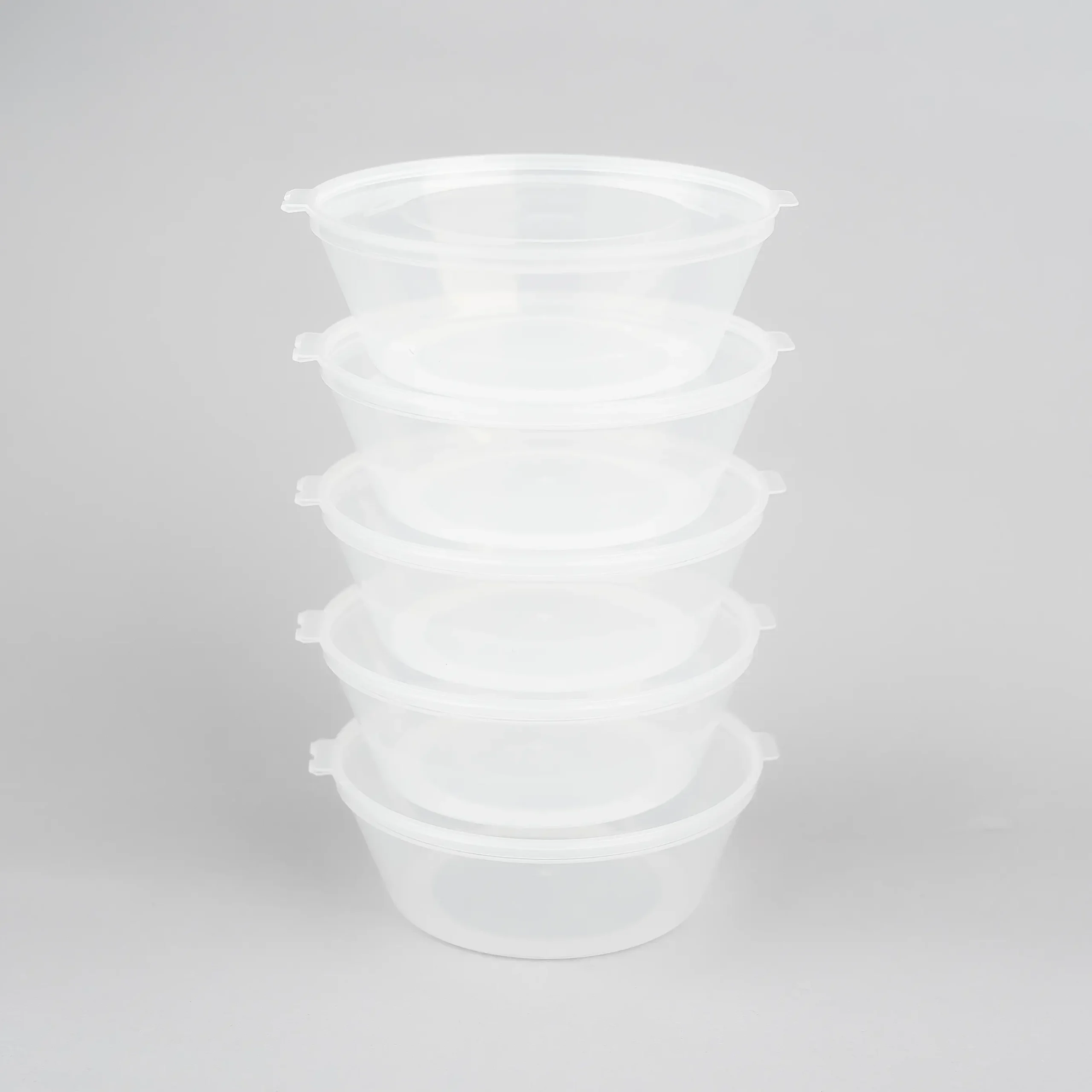 6 OZ Hinged weorexpackingcom 6 OZ Small Round Food Containers with Hinged Lids Takeaway