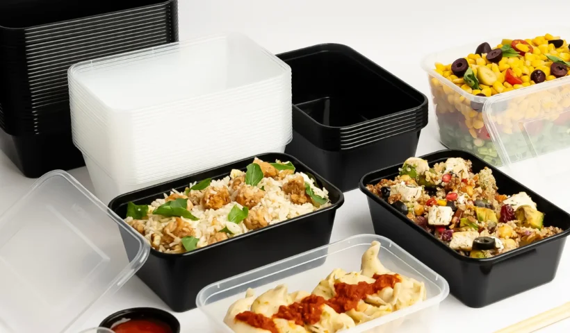 Rectangular 1000 ml plastic food containers with Lid weorex packing Rectangular 1000 ml plastic food containers with Lid
