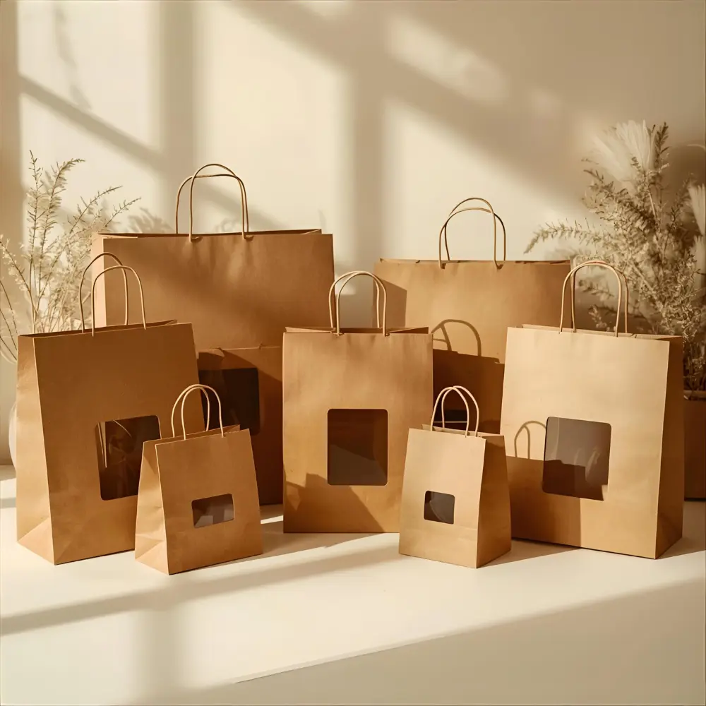 Window Paper Handle Bag