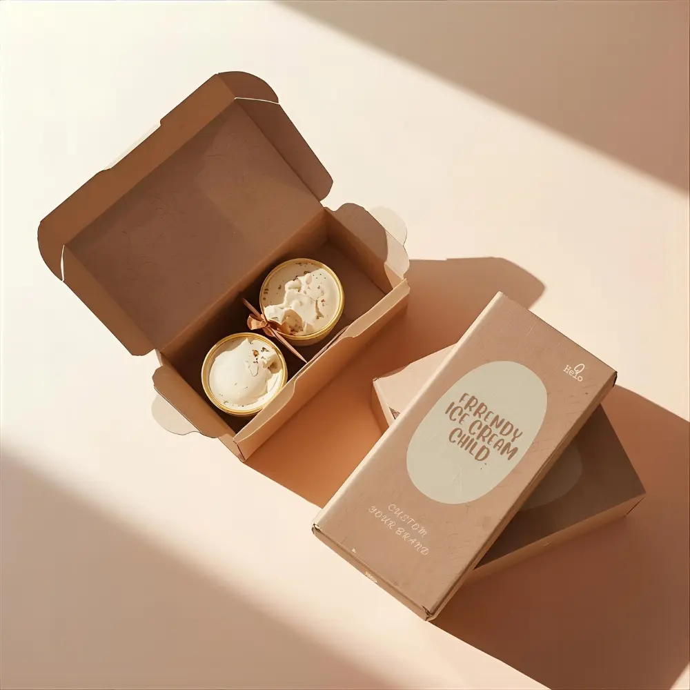 Ice Cream Carton Box