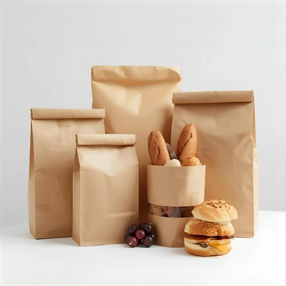 Bakery Kraft Paper Bags - Cake Shop Packaging Bags
