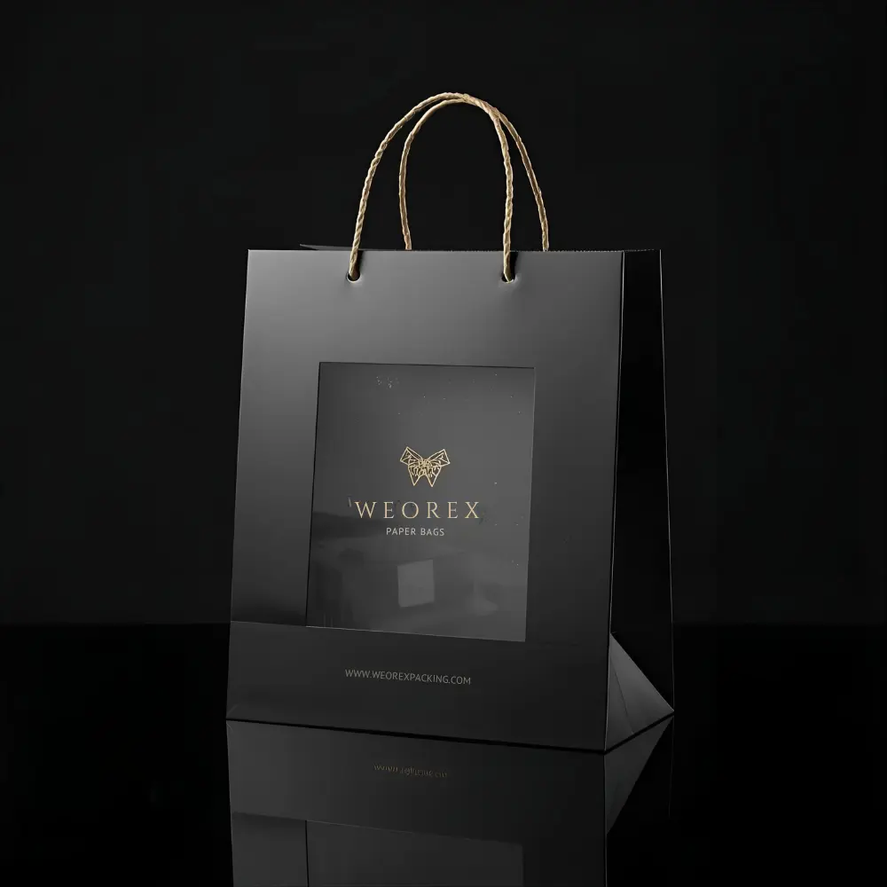 Window Paper Handle Bag weorexpackingcom Window Paper Handle Bag