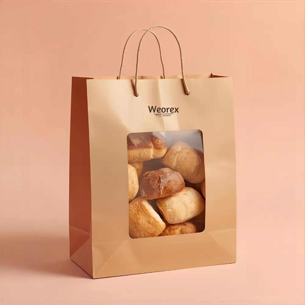 Window Paper Handle Bag weorexpackingcom Window Paper Handle Bag