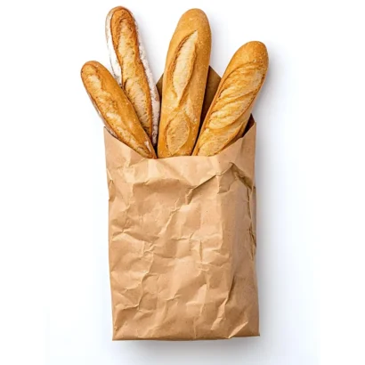 brown kraft paper bag