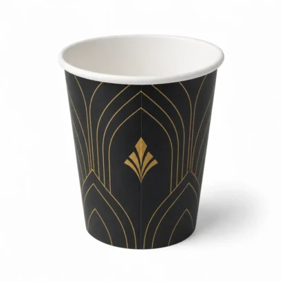12 oz custom printed paper coffee cups – large branded cups
