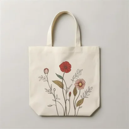 Printed cotton tote bags – custom printed cotton tote bag