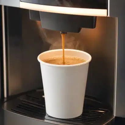 7 oz paper cups wholesale – vending machine dispensing hot coffee
