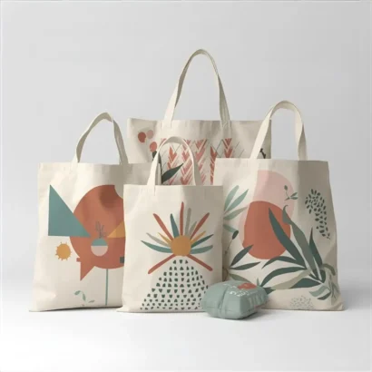 Printed cotton tote bags – custom printed cotton tote bag