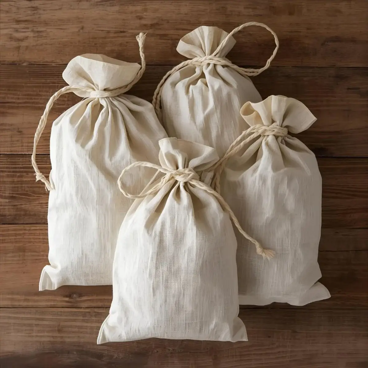 Drawstring Cotton Dust Bag weorex packing Drawstring cotton bags wholesale cotton dust bag