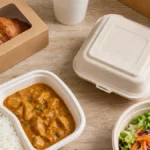 Eco friendly food packaging wholesale  corn starch bagasse and paper food packaging
