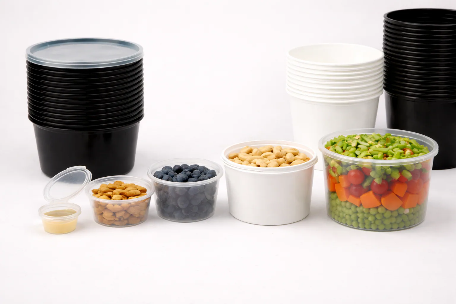 PP food container round shape for export and takeaway container use