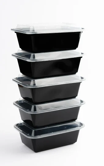 24 oz rectangle domed lid container